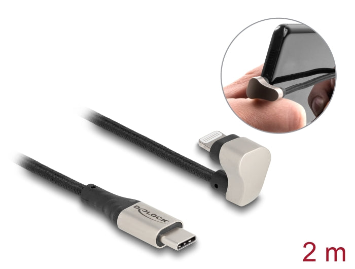 Delock 80026 Data And Charging Cable Usb Type-C™ To Lightning