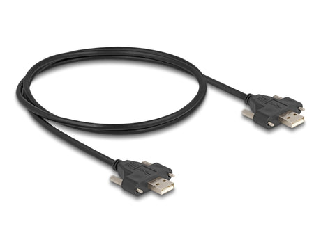 Delock 80479 Usb 2.0 Cable Type-A Male To Male With Screw Distance