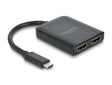 Delock 87755 Usb Type-C™ Splitter (Dp Alt Mode) To 2 X Hdmi Mst / Vxp