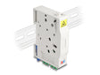 Delock 85936 Optical Fiber Connection Box For Din Rail With Splice Holder