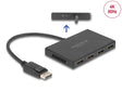 Delock 87794 Displayport 1.4 Splitter 1 X Displayport In To 4 X Displayport Out