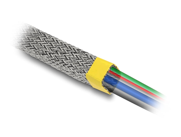 Delock 20937 Braided Sleeve For Emi Shielding Stretchable 2 M X 10 Mm