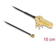 Delock 12039 Antenna Cable Rp-Sma 90° Pcb Jack Bulkhead To I-Pex Inc.