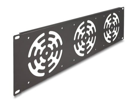 Delock 66747 19″ Rack Cover For 3 Fans 120 X 120 Mm 3U Dark Grey