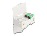 Delock 88097 Optical Fiber Connection Box For Din Rail