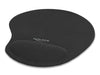 Delock 12040 Ergonomic Mouse Pad With Gel Wrist Rest Black 230 X 202 X 24 Mm