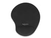 Delock 12040 Ergonomic Mouse Pad With Gel Wrist Rest Black 230 X 202 X 24 Mm