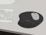 Delock 12040 Ergonomic Mouse Pad With Gel Wrist Rest Black 230 X 202 X 24 Mm