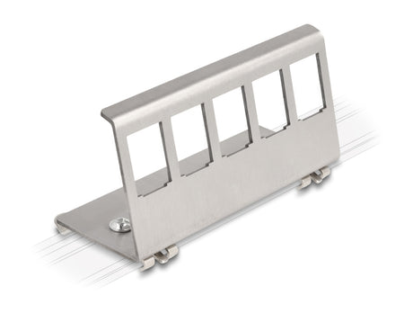 Delock 88141 Keystone Metal Mounting 5 Port For Din Rail