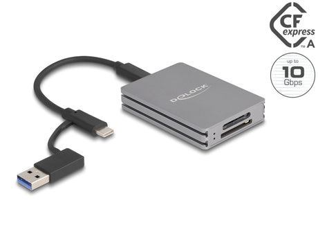 Delock 91013 Usb Type-C™ Card Reader For Sd And Cfexpress Type A Memory Cards