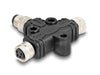 Delock 60576 M8 T-Splitter A-Coded 4 Pin 1 X Male To 2 X Female Connection