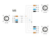 Delock 60574 M8 T-Splitter A-Coded 4 Pin 1 X Male To 2 X Male Connection