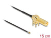 Delock 12032 Antenna Cable Rp-Sma 90° Pcb Jack Bulkhead To I-Pex Inc.