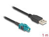 Delock 90534 Cable Hsd Z Female To Usb 2.0 Type-A Male 1 M