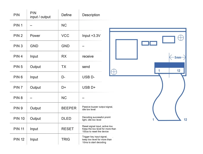 Delock 90603 Barcode Scanner Module 1D And 2D - German Version