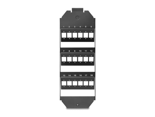 Delock 88163 Optical Fiber Mounting For Floor Tank 18 Port For Sc Simplex