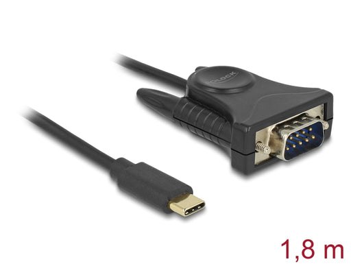 Delock 62964 Adapter Usb Type-C™ > 1 X Serial Db9 Rs-232