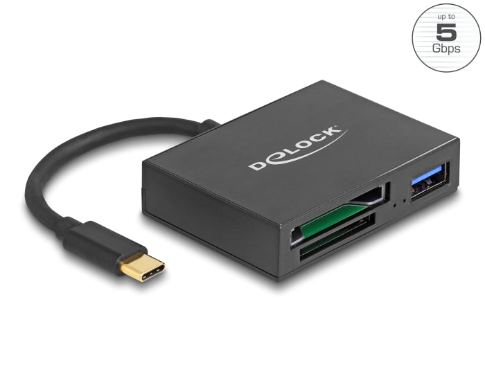 Delock 91711 Usb-C™ Card Reader For Xqd And Sd Memory Cards