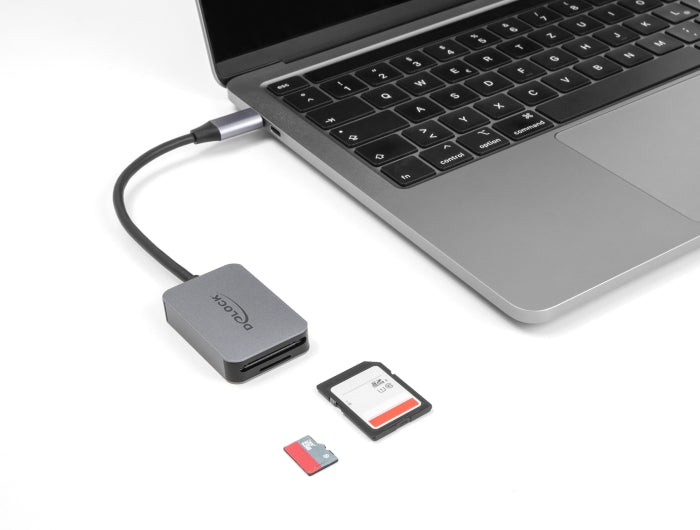 Delock 91009 Usb Type-C™ Card Reader In Aluminium Enclosure