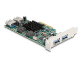 Delock 90282 Pci Express X4 Card To 2 X External Usb 5 Gbps Type-A