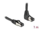 Delock 80394 Rj45 Network Cable Cat.8.1 S/Ftp 90° Upwards Angled / Straight