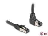 Delock 80398 Rj45 Network Cable Cat.8.1 S/Ftp 90° Upwards Angled / Straight