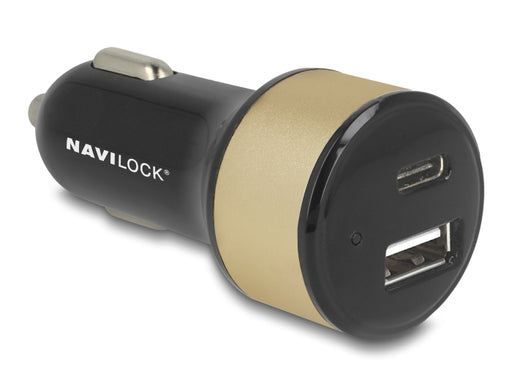 Navilock 63069 Car Charger 1 X Usb Type-C™ + 1 X Usb Type-A 32 W