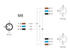 Delock 60575 M8 T-Splitter A-Coded 3 Pin 1 X Male To 2 X Female Connection