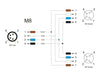 Delock 60576 M8 T-Splitter A-Coded 4 Pin 1 X Male To 2 X Female Connection