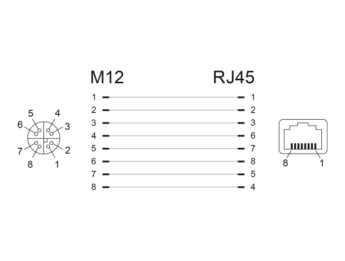 Delock 66316 Network Adapter M12 8 Pin X-Coded Female To Rj45 Jack