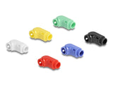 Delock 88129 Cable Clips For Angling 12 Pieces Assorted Colours