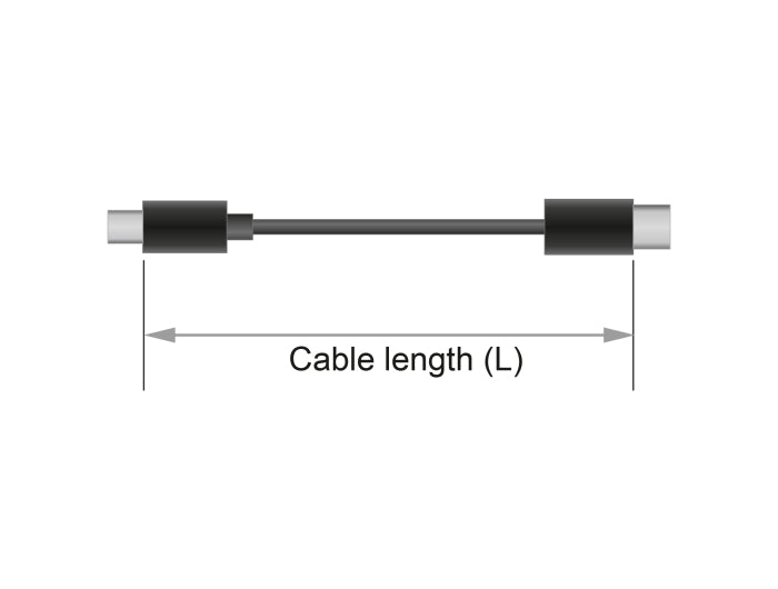 Delock 85733 Extension Cable Stereo Jack 3.5 Mm 5 Pin Male To Female 3 M Black