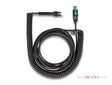 Delock 87995 Coiled Cable Rj50 Male To Poweredusb Male 12 V 3 M Black