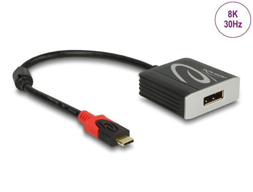 Delock 63312 Adapter Usb Type-C™ Male To Displayport Female 8K 30 Hz