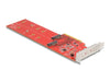 Delock 90616 Pci Express X8 Card To 2 X Internal Nvme M.2 Key M 110 Mm