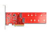 Delock 90616 Pci Express X8 Card To 2 X Internal Nvme M.2 Key M 110 Mm