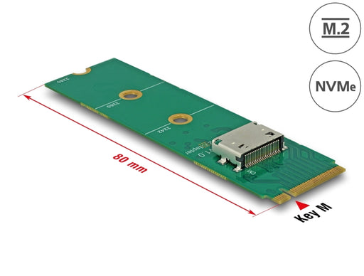 Delock 64040 M.2 Key M To 1 X Oculink Sff-8612 Converter