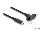 Delock 87824 Superspeed Usb 10 Gbps Cable Usb Type-C™ Male To Female