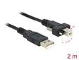 Delock 83595 Cable Usb 2.0 Type A Male > Usb 2.0 Type B Male With Screws 2 M