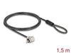 Navilock 20974 Laptop Security Cable With Key Lock For Standard Kensington Slot