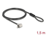 Navilock 20974 Laptop Security Cable With Key Lock For Standard Kensington Slot