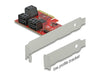 Delock 89042 6 Port Sata Pci Express X4 Card - Low Profile Form Factor