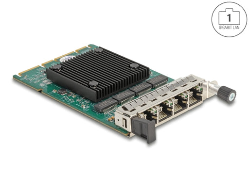 Delock 88300 Ocp 3.0 Card To 4 X Rj45 Gigabit Lan