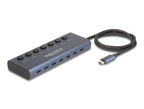 Delock 63410 Usb 5 Gbps Hub With 7 Usb Type-C™ Port