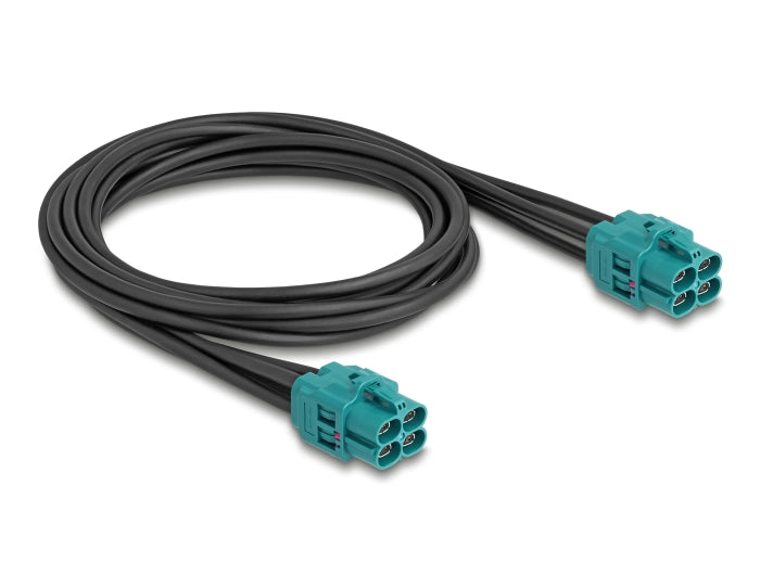 Delock 90340 Cable Hdmtd Z Quad Jack To Hdmtd Z Quad Jack 1 M