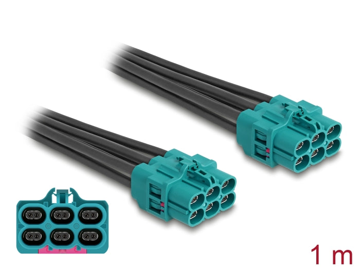 Delock 90341 Cable Hdmtd Z Six Jack To Hdmtd Z Six Jack 1 M