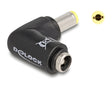 Delock 80795 Dc Adapter 5.5 X 2.5 Mm Male To 5.5 X 2.5 Female 90° Angled