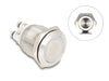 Delock 20977 Push Button For Installation 19 Mm 4 X Screw Terminal Led White