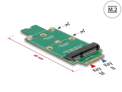 Delock 62591 Adapter M.2 > Msata