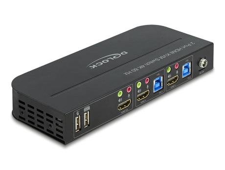 Delock 11481 Hdmi Kvm Switch 4K 60 Hz With Usb 3.0 And Audio